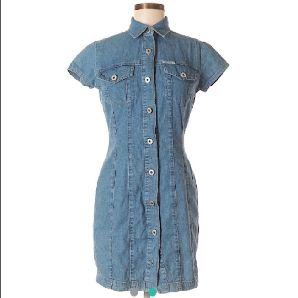 Vintage Guess Denim Shirtdress